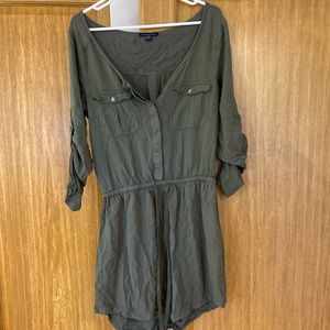 American Eagle Military Shirt Dress